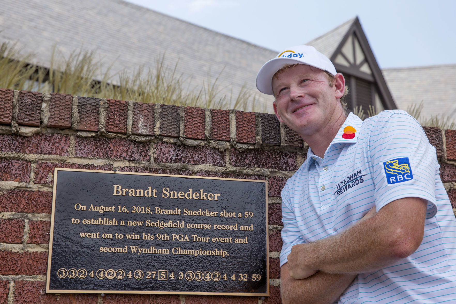 Brandt Snedeker earns plaque at Sedgefield Country Club